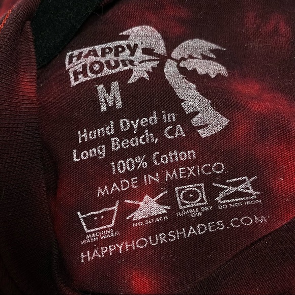 🖤5/$20 Black & Red Tie Dye Stay Cool Graphic Tee - Picture 6 of 6